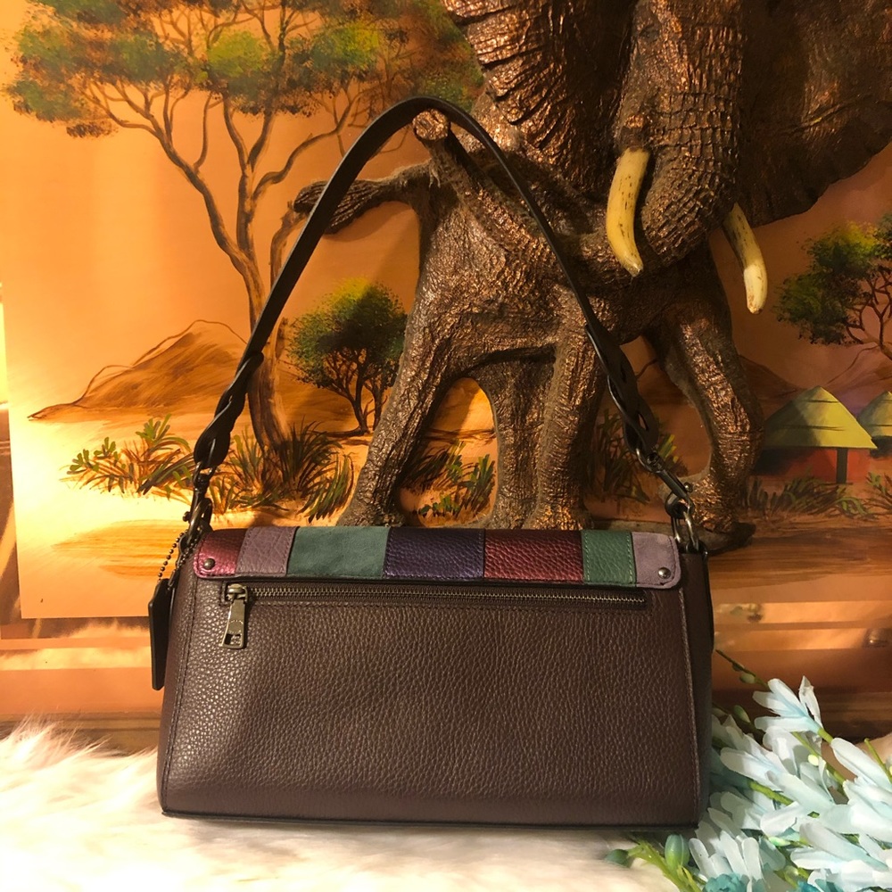 COACH Jade Shoulder Bag with Piecing - Picture 4 of 8